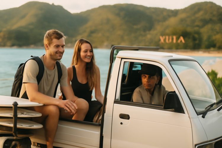 Surfboard Transport Service Lombok Driver Easy & Reliable