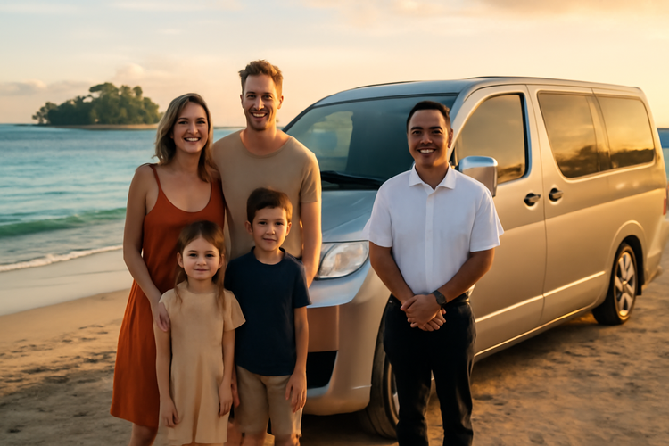 Family Minivan Rental with Driver Lombok Your Comfort Solution